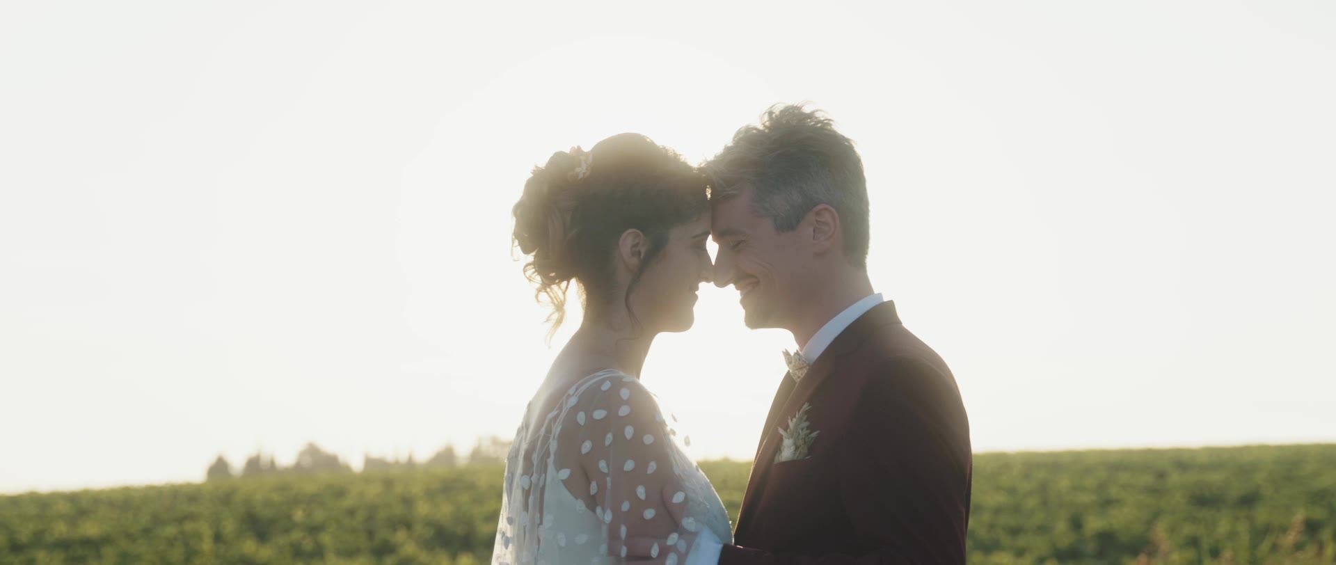 Camille et Thomas, front contre front au coucher du soleil